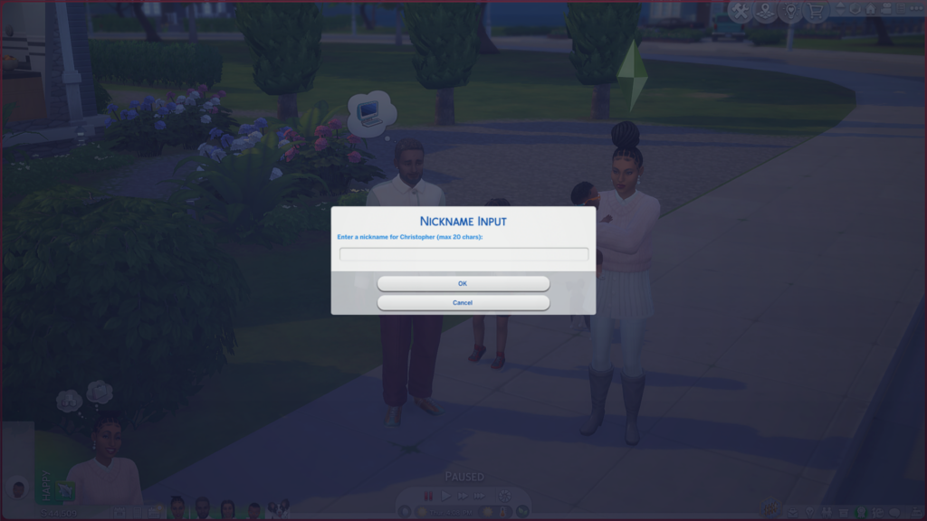 SNOOTYSIMS Nickname Mod Tutorial 04