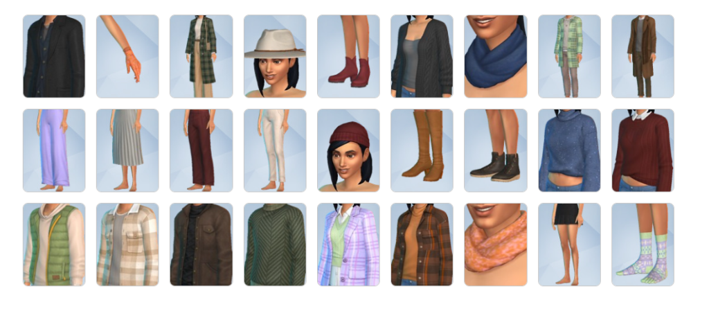 Be Cozy and Chic this Fall Season with Autumn Apparel Kit! 8 Sims 4 Autumn Apparel 3 1