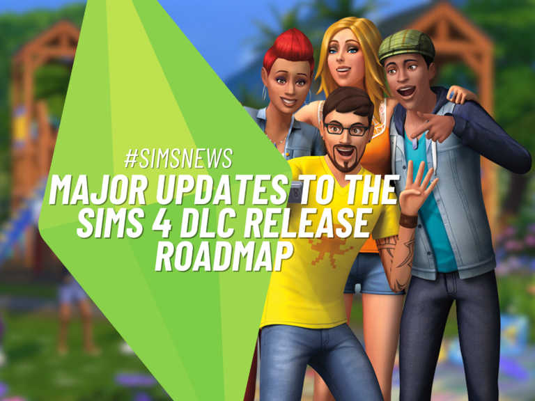 Major Updates to The Sims 4 DLC Release Roadmap