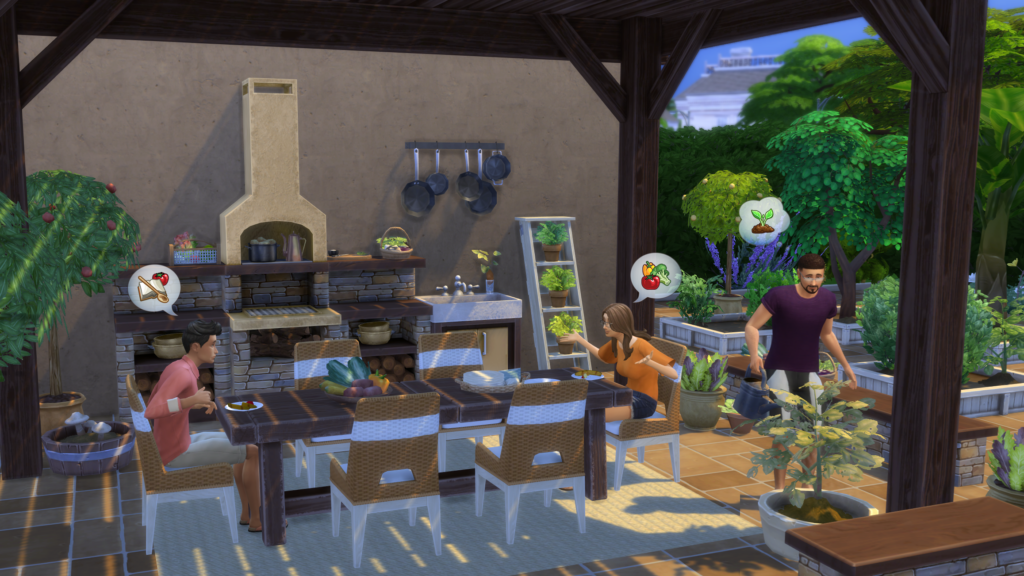 The Sims 4 Adds Two New Creator Kits : “Modern Retreat” & “Garden to Table” Arrive This November! 6 Brazenlotus Garden to the Table