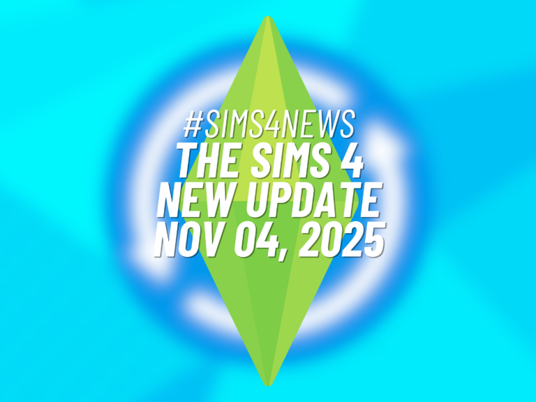 The Sims 4 New Update for November 04, 2025