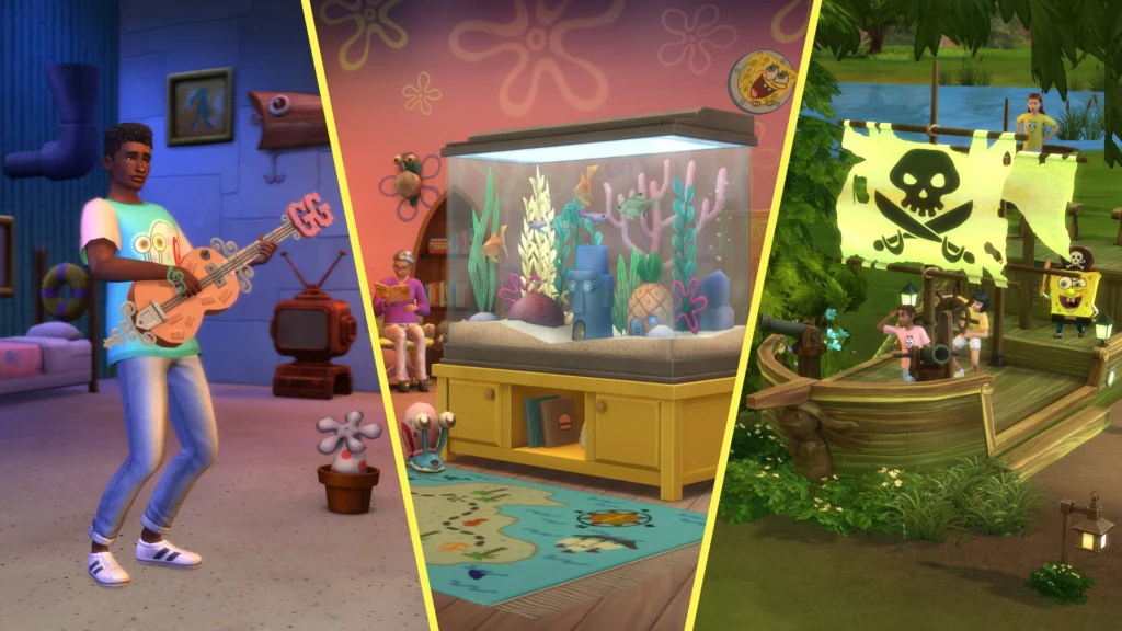 Dive Into Bikini Bottom: SpongeBob Hits The Sims 4 with Official Bundle! 9 sims 4 spongebob kits5