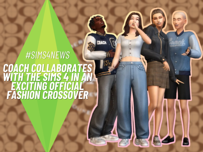 Coach Collaborates With The Sims 4 in an Exciting Official Fashion Crossover