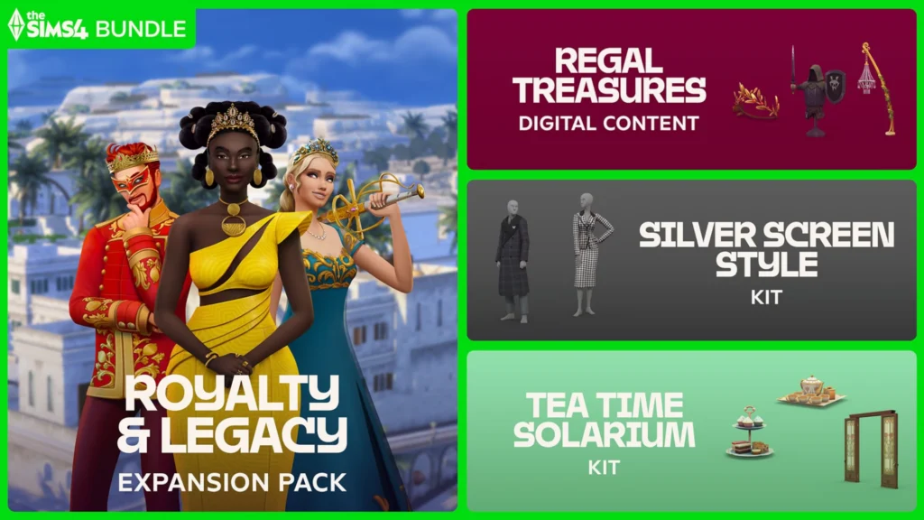 SNOOTYSIMS Sims 4 Royalty and Legacy Bundle Set 1024x576 1