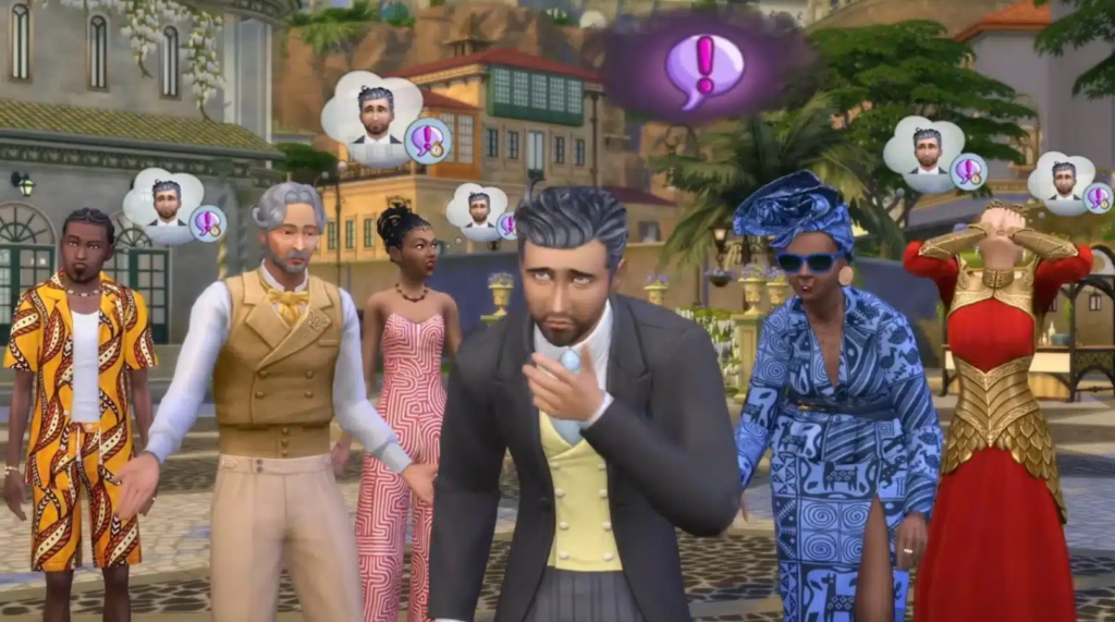 The Sims 4 Scandals System Brings Exciting Drama in Royalty & Legacy Grand Bundle 9 6 5