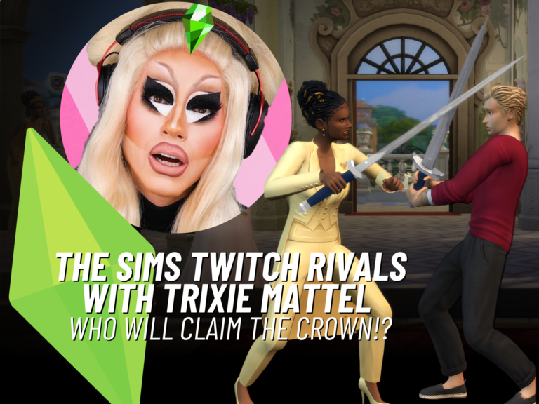 The Sims Race to the Crown Brings an Epic Twitch Rivals Showdown with Trixie Mattel
