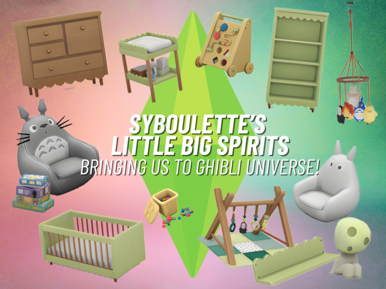 Syboulette Reveals an Incredible Little Big Spirits Kids Bedroom CC Set!