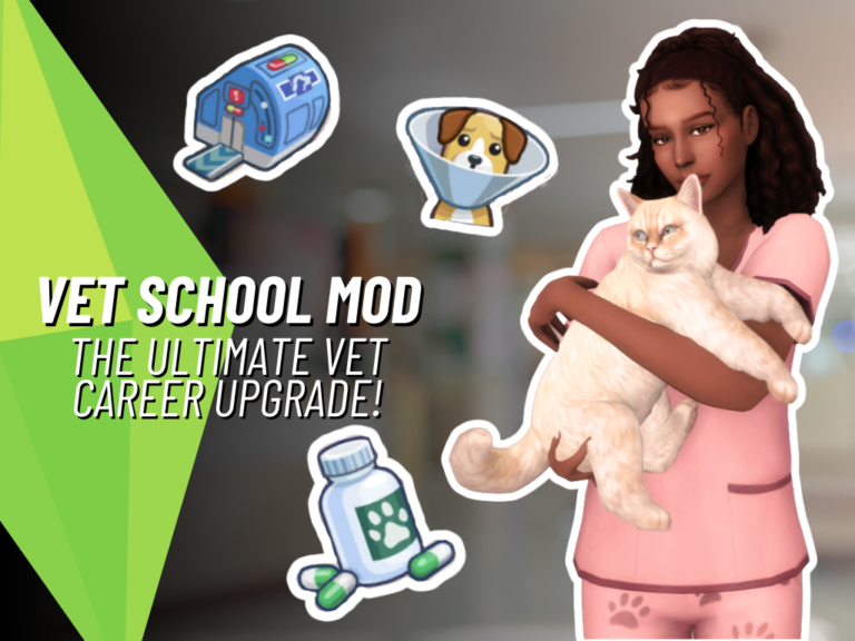 Vet School Mod: Exciting New Sims 4 Career Gameplay for Animal Lovers