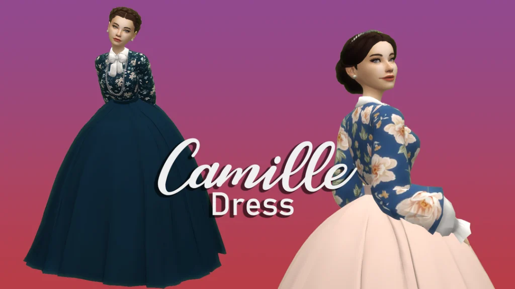Camille Dress by SimsToMaggie