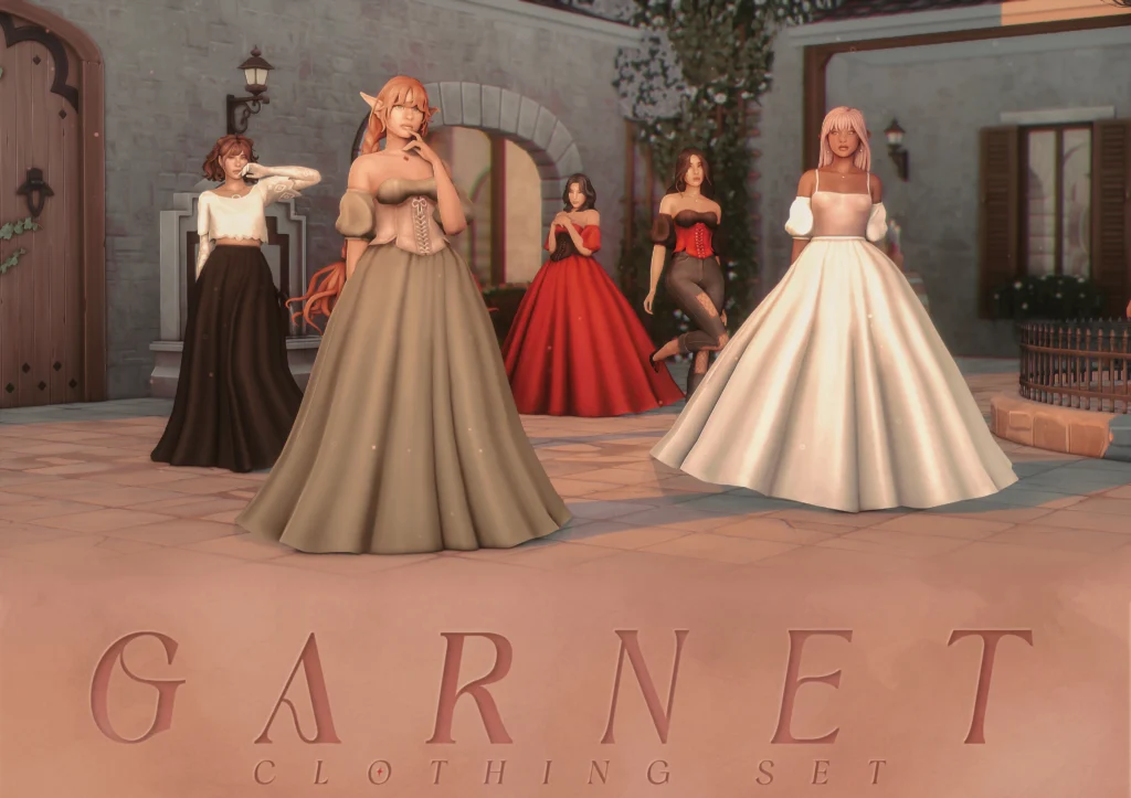 GARNET CLOTHING SET by SIMANDY