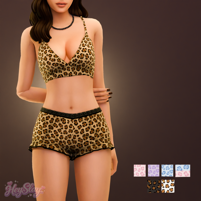 Leopard Lounge Set