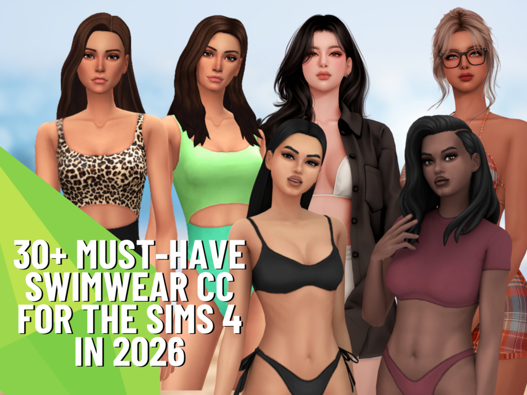 SnootySims Sims 4 Swimwear CC
