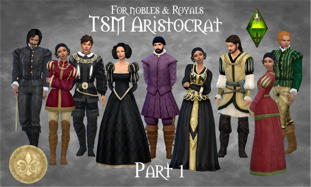TSM Aristocrat Clothing by Medieval Sim Tailor Carpenter