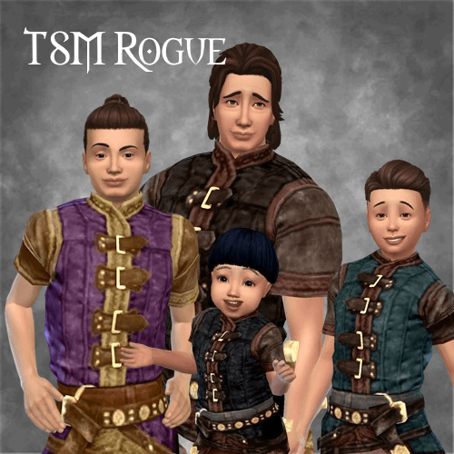 TSM Rogue Medieval Fighter Outfit by Simverses