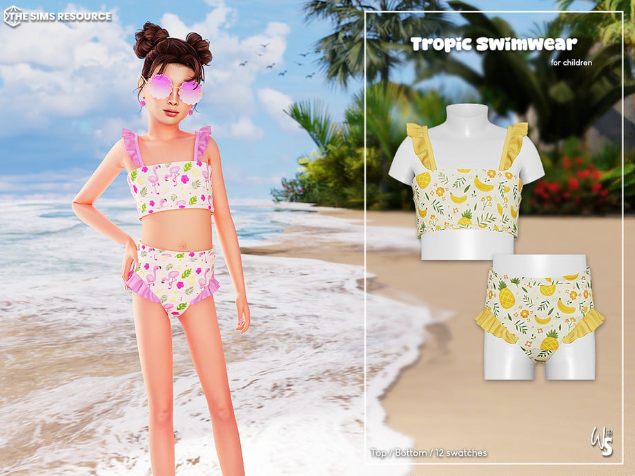 Tropic Swimwear for Child by WisteriaSims