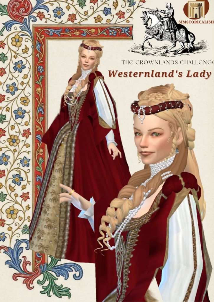 Westernlands Lady Gown by Simstoricalish