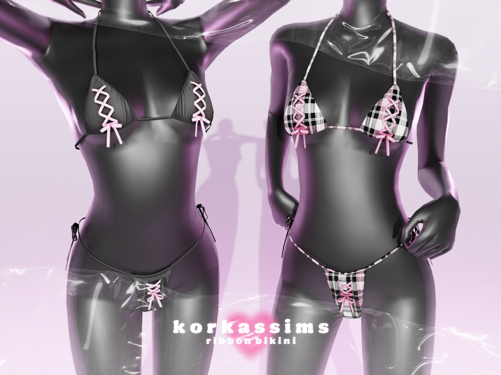 ribbon bikini by korkassims