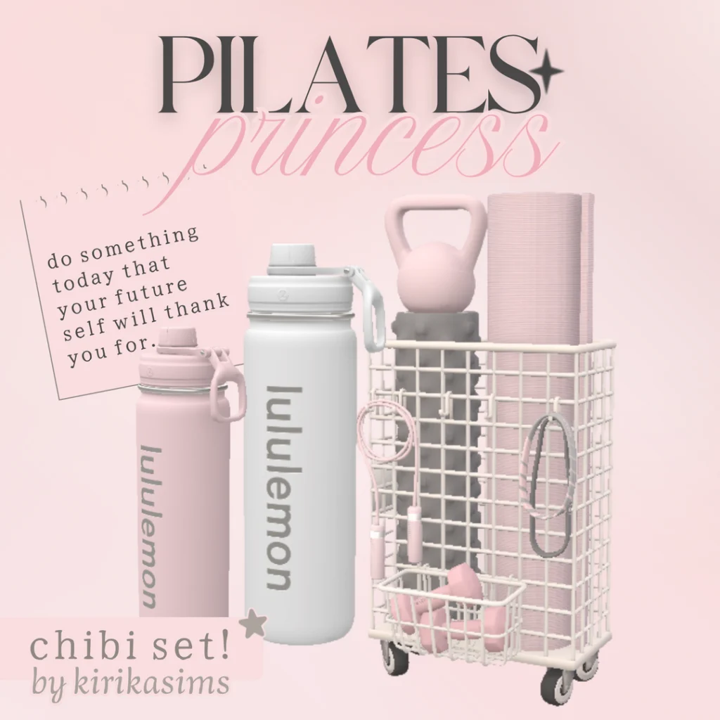 Pilates Princess Chibi Set by kirikasims