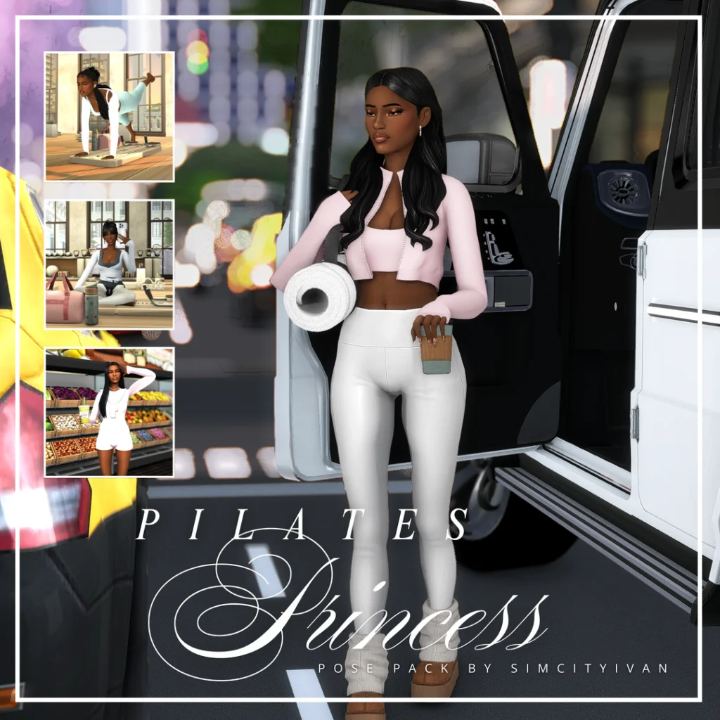 Pilates Princess Pose Pack by SimCityIvan