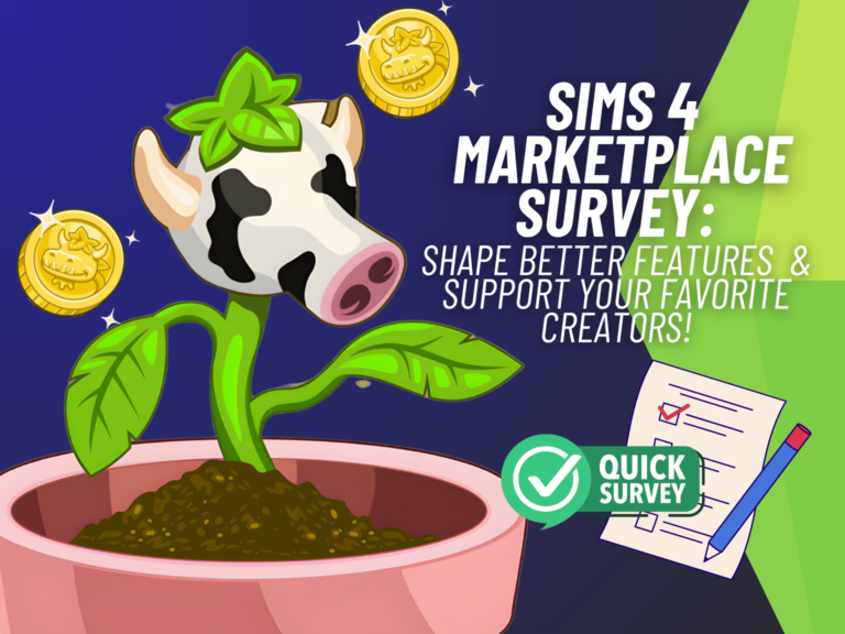 Sims 4 Marketplace Survey Brings Exciting New Possibilities for Custom Content