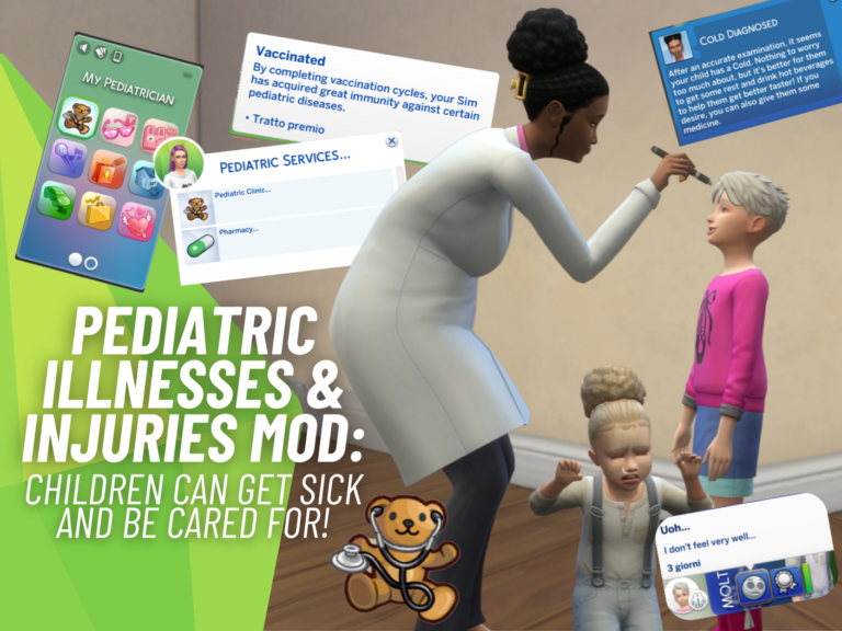 Pediatric Illnesses And Injuries Mod Adds Incredible Family Gameplay Depth