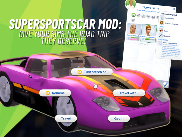 Supersportscar Mod Update v1.4: Interesting New “Go for a Drive” Feature Is Finally Here