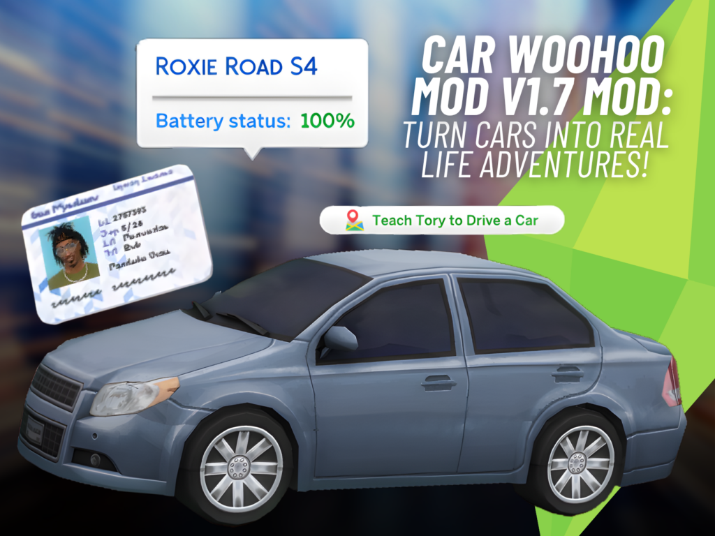 SnootySims Car WooHoo Mod v1.7