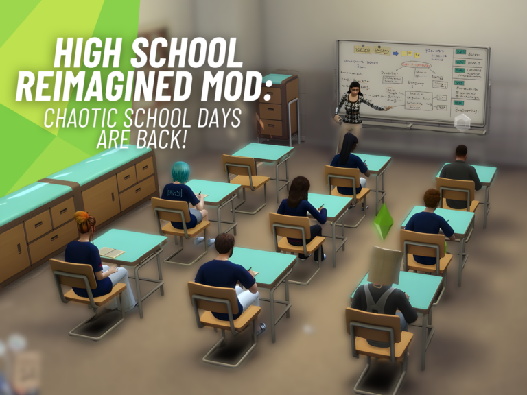High School Reimagined Interactive Classroom Mod Adds Incredible Realistic School Chaos