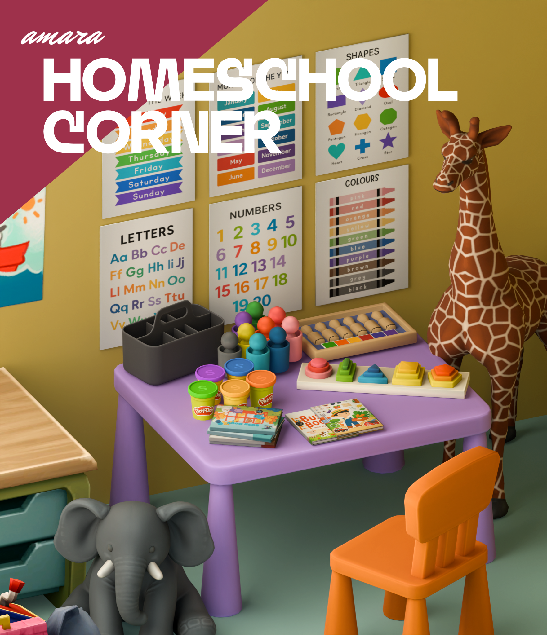 Homeschool Corner Set