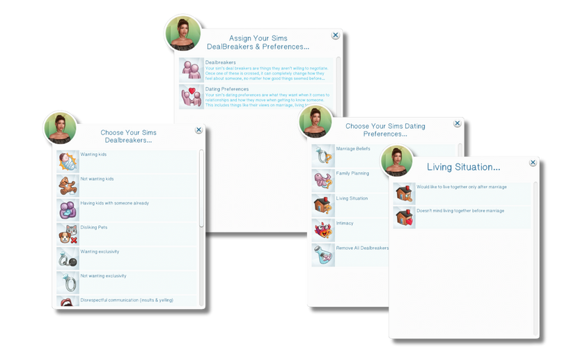 Sims 4 Ready Or Not 2.0 Mod Brings an Exciting New Dating System for Storytelling Players 9 Deal Breakers Preferences