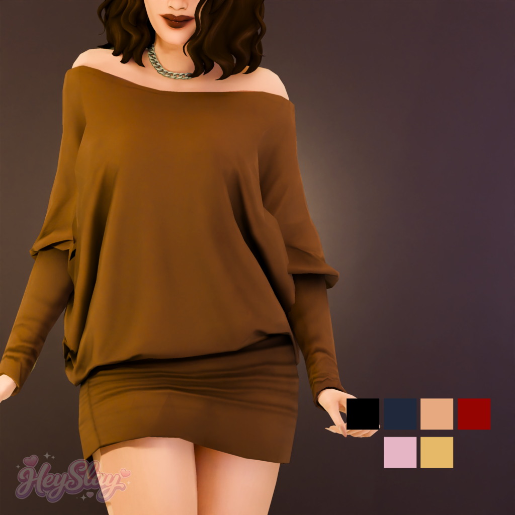 Off-Shoulder Ruched Dress