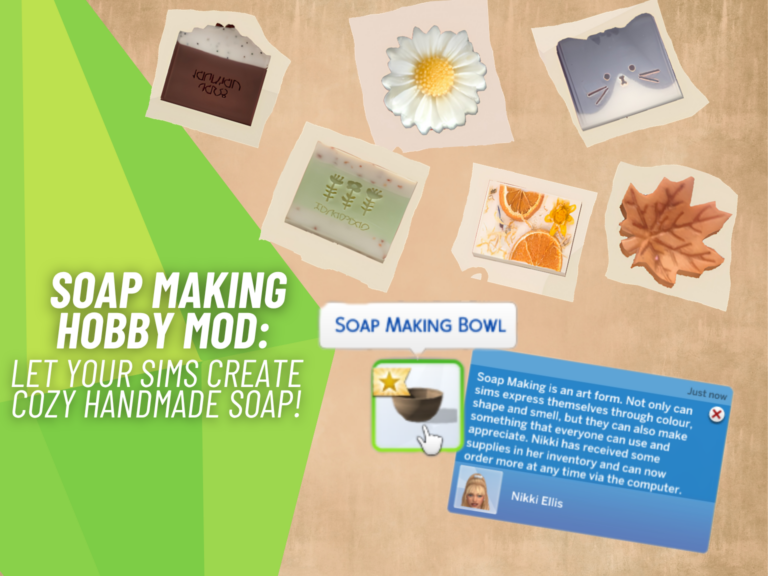 Soap Making Hobby Mod Brings an Exciting New Handmade Crafting System