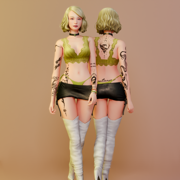Starlight Muse Tattoo Set by SNOOTYSIMS