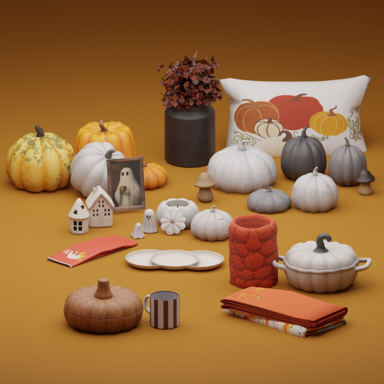 Boo-tique Fall Decor by SNOOTYSIMS