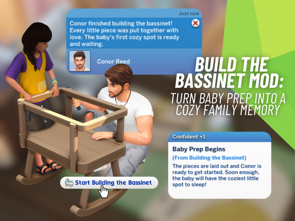 Build the Bassinet Mod Brings an Exciting New Family Feature to The Sims 4 4 SnootySims Build the Bassinet Mod