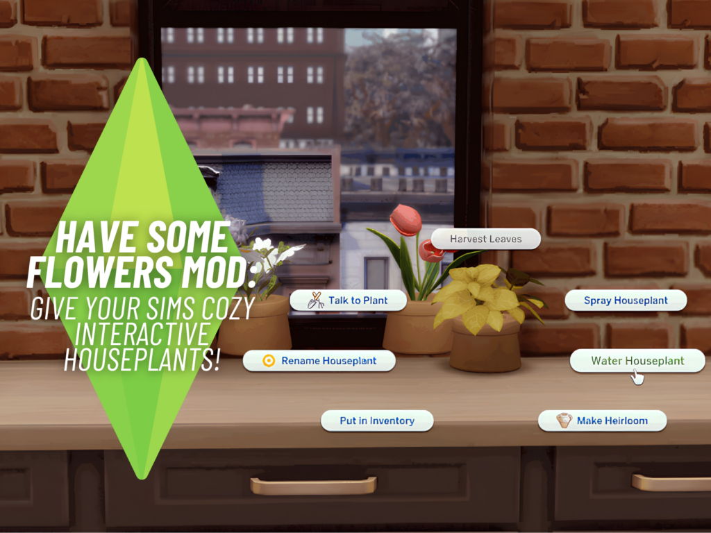 SnootySims Have Some Flowers Mod 1