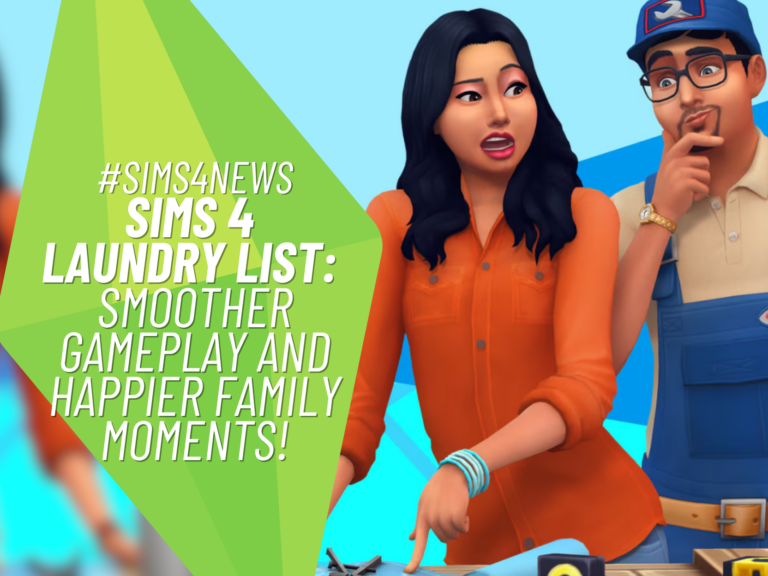 Sims 4 Laundry List May 5 2026 Brings Massive Fixes, Infant Improvements, and New CAS Features