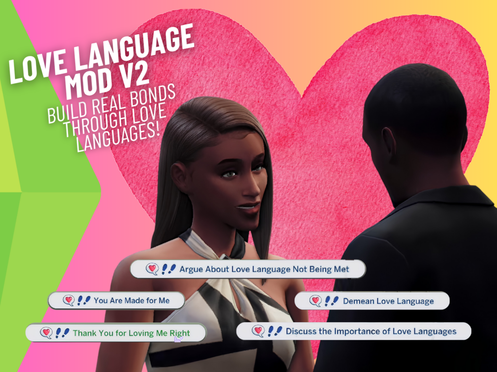 SnootySims Love Language V2 Mod
