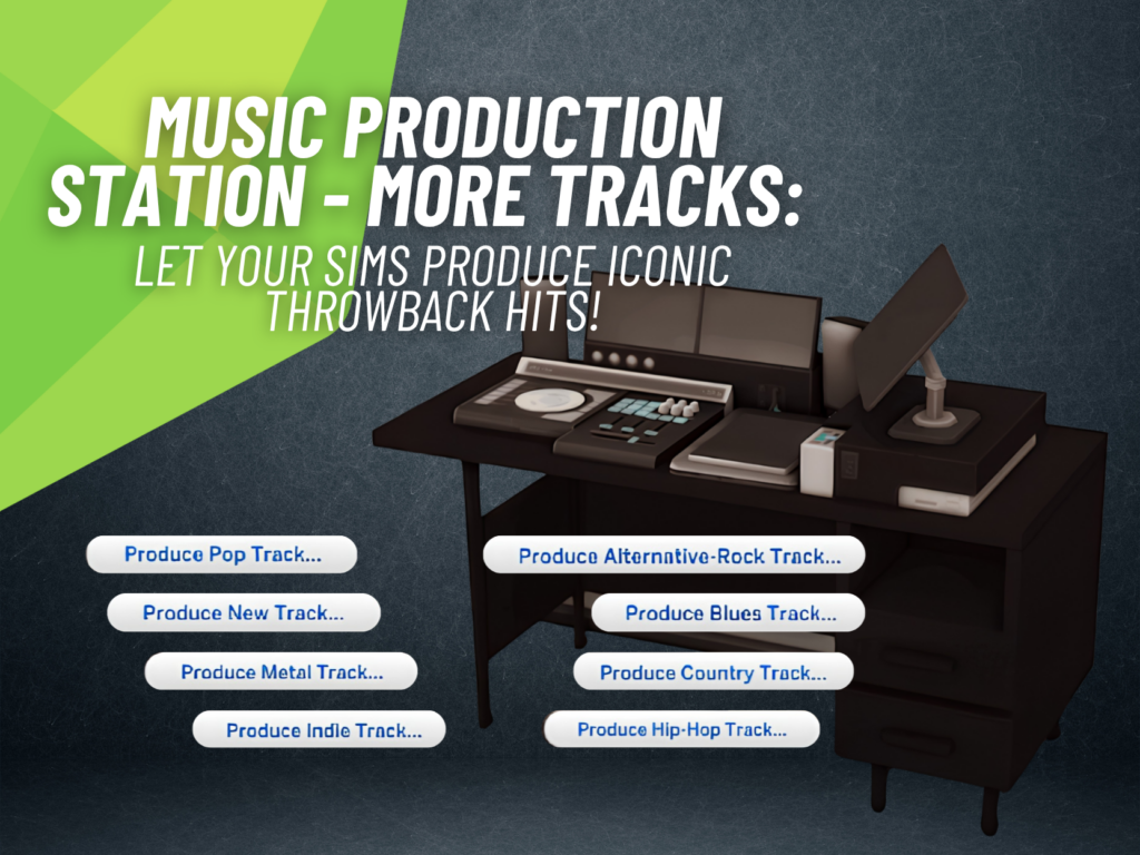 SnootySims Music Production Station