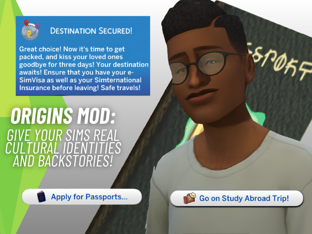 SnootySims ORIGINS MOD