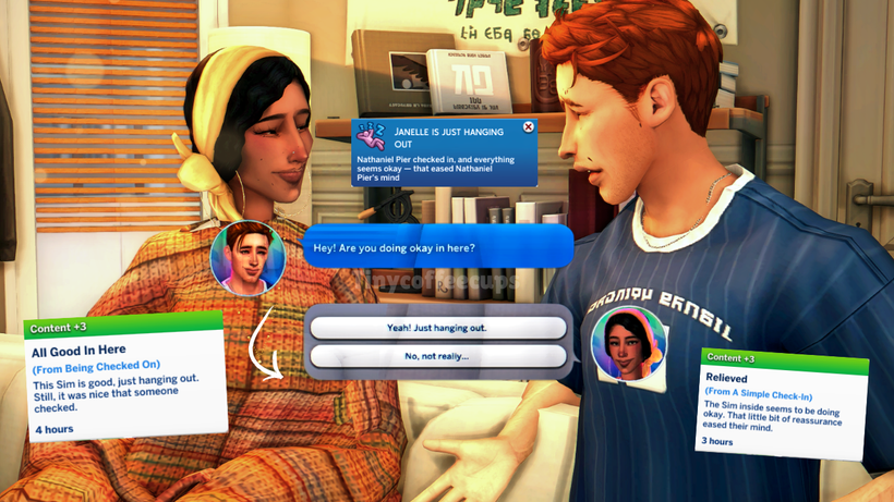 Door Interactions Mod Brings Incredible New Storytelling Moments to The Sims 4! 5 Check on Sim inside 2