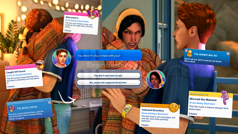 Door Interactions Mod Brings Incredible New Storytelling Moments to The Sims 4! 7 Copy of Check on Sim inside 4