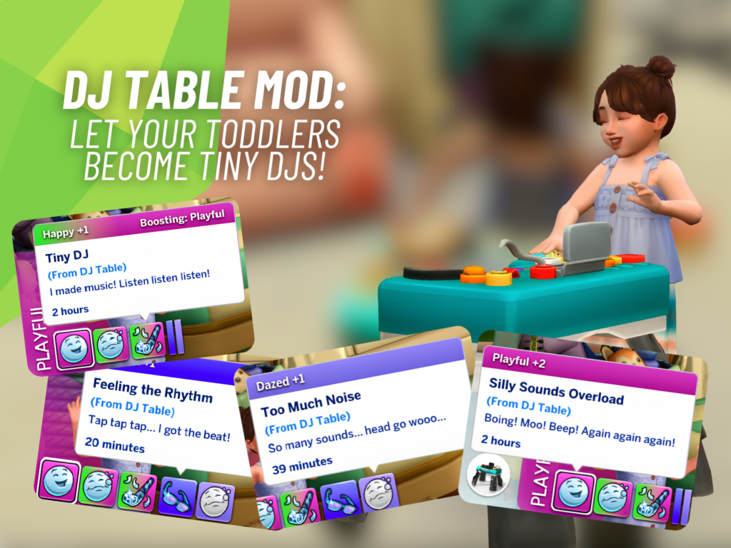 SnootySims DJ Table Mod