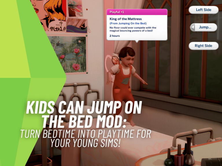 Kids can Jump on the Bed: An Exciting New Mod That Lets Children and Toddlers Bounce Around