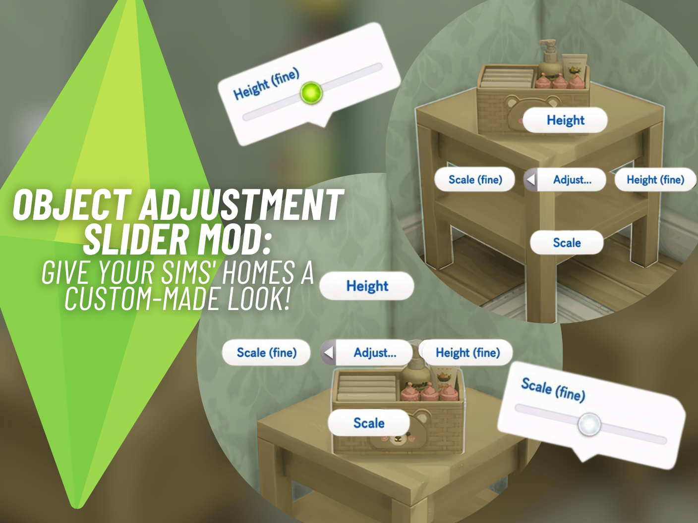 Object Adjustment Slider: An Incredible Build Mode Upgrade for Sims 4 Players 4 SnootySims Object Adjustment Slider