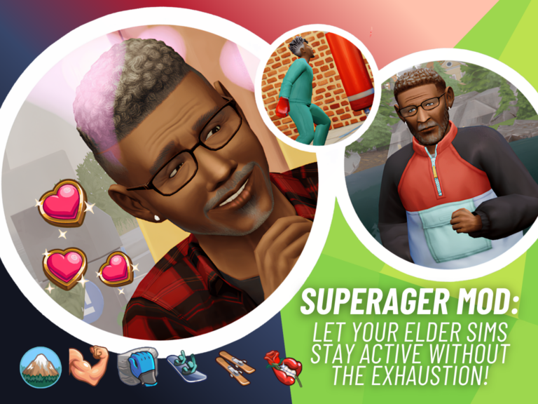 SuperAger Mod Brings an Exciting New Life for Elder Sims in The Sims 4