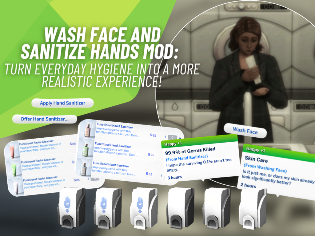 SnootySims Wash and Sanitized
