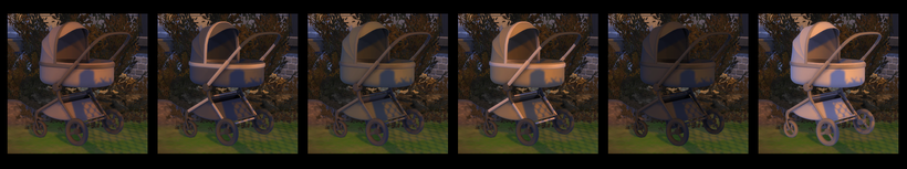 Functional Stroller for Infants Brings an Exciting New Way to Walk With Your Babies in The Sims 4 8 colors