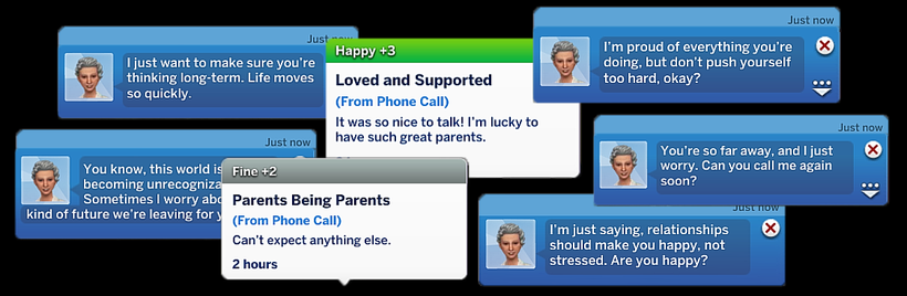 extended phone calls parents