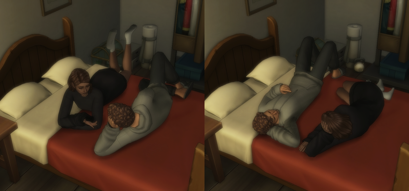 Hang Out and Chat on the Bed Mod Brings an Exciting New Way for Sims to Bond 5 poses